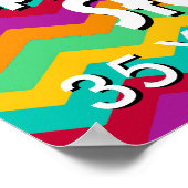 カスタム除パーソナライズされた職旗ポスター ポスター (角)