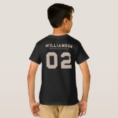 カスタム陸上競技チームクラブ名番号 Tシャツ (裏面フル)