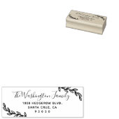 カスタム離れとスクリプトファミリ名差出人住所 ラバースタンプ (押印)