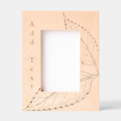 カスタム離れ彫刻木枠 レーザー彫刻フレーム (正面)