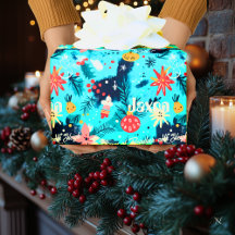 カスタム雪の結晶と装飾のキッズクリスマス