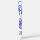 カスタム青と白のザクロ Case-Mate iPhoneケース (裏面 / 左)