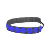 カスタム青と黒のバレーボールのヘッドバンド アスレチックヘッドバンド (右)