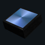カスタム青空白のテンプレートエレガントデザインクラシック ギフトボックス<br><div class="desc">カスタム青空白のデザインエレガントクラシックテンプレートブラックキープサムボックス。</div>