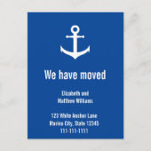 カスタム青航海の白の動きの発表 ポストカード (正面)