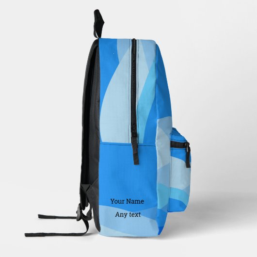 カスタム青鮮やか型カラフル美学 プリントバックパック (左)