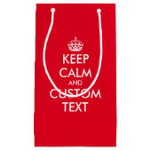 カスタム静おもしろい保ミーム抱き枕 スモールペーパーバッグ (正面)