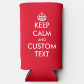 カスタム静保かなミームセルツァー缶クーラー スリム缶クーラー (正面)