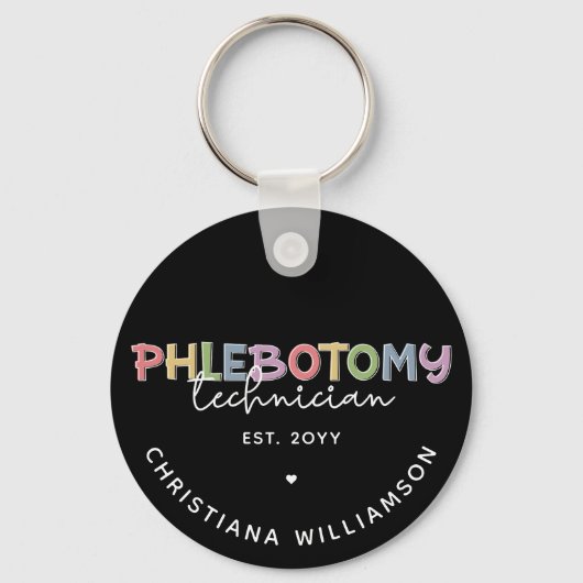 カスタム静脈切除技術者PBT静脈切除技術 キーホルダー (正面)
