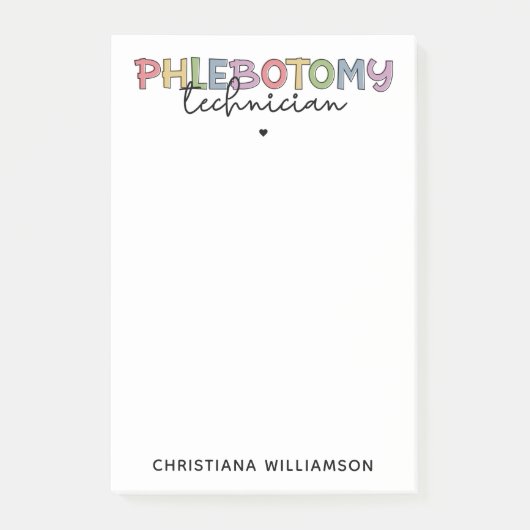 カスタム静脈切除技術者PBT静脈切除技術 ポストイット (正面)