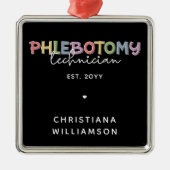 カスタム静脈切除技術者PBT静脈切除技術 メタルオーナメント (正面)