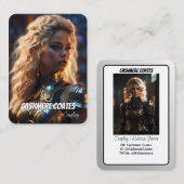 カスタム鞘 |ミニマルなコスプレのトレーディングカード 名刺 (正面/裏面)