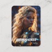 カスタム鞘 |ミニマルなコスプレのトレーディングカード 名刺 (正面)