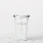 カスタム音楽セラピスト音楽セラピー卒業 アクリルタンブラー (裏面)