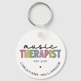 カスタム音楽セラピスト音楽セラピー卒業 キーホルダー