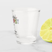 カスタム音楽セラピスト音楽セラピー卒業 ショットグラス (右)