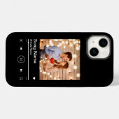 カスタム音楽プレーヤーのソングカバー電話ケース Case-Mate iPhoneケース (裏面 (横))