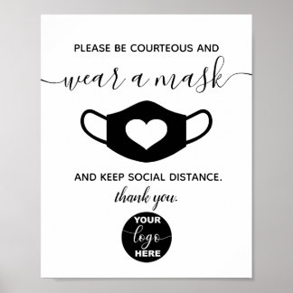 カスタム顔のロゴブランドビジネスの安全衣服 ポスター