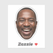 カスタム顔ステッおもしろいクパーソナライズされた – 写真 シール (シート)