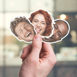 カスタム顔ステッおもしろいクパーソナライズされた – 写真 シール