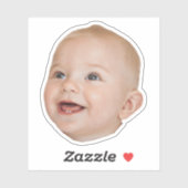 カスタム顔ステッカーパーソナライズされた写真ロゴ シール (シート)