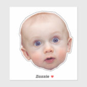カスタム顔ステッカーパーソナライズされた顔写真 シール (シート)