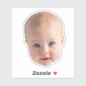 カスタム顔ステッカーパーソナライズされた顔写真 シール (シート)