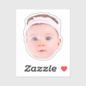 カスタム顔ステッカーパーソナライズされた顔写真 シール (シート)