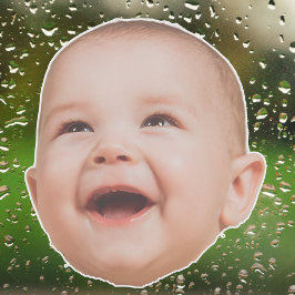 カスタム顔ステッカーパーソナライズされた顔写真 シール