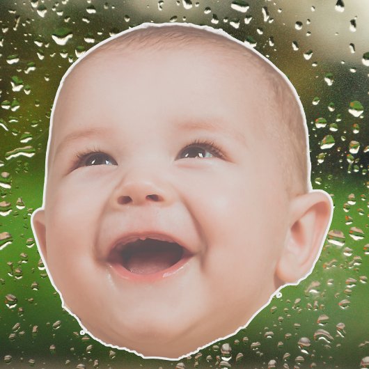 カスタム顔ステッカーパーソナライズされた顔写真 シール