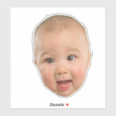 カスタム顔ステッカーパーソナライズされた顔写真 シール (シート)