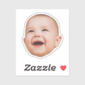 カスタム顔ステッカーパーソナライズされた顔写真 シール (シート)