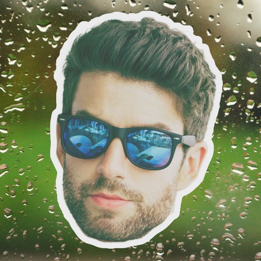 カスタム顔ステッパーソナライズされたカー シール