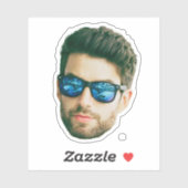 カスタム顔ステッパーソナライズされたカー シール (シート)