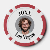 カスタム顔バチュラーパーティ ポーカーチップ (裏面)