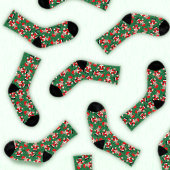 カスタム顔フォトサンタクロースおもしろいクリスマス ソックス