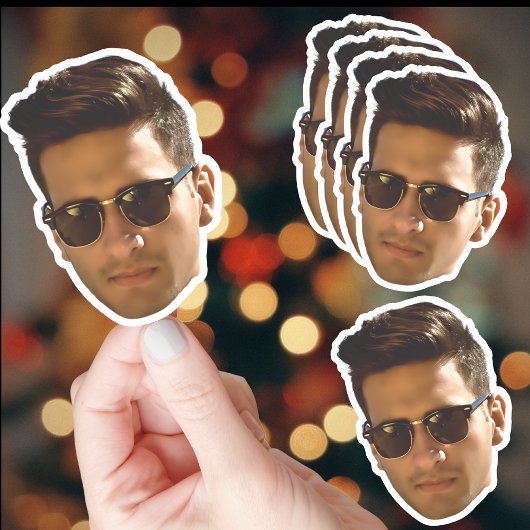 カスタム顔切り抜き バチェロレッテパーティー 誕生日 シール