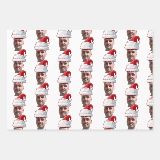 カスタム顔包おもしろい包紙 ラッピングペーパーシート (正面)