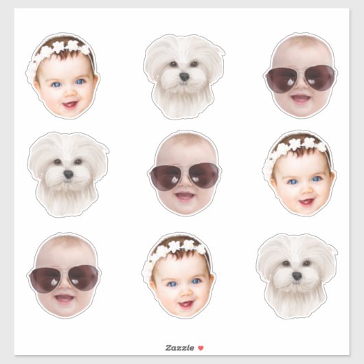 カスタム顔結婚のバッカロテット卒業第30位 シール (シート)