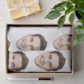 カスタム顔誕生日結婚のロパーソナライズされたゴ 薄葉紙 (ギフト)