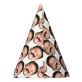 カスタム顔誕生日 パーティーハット (裏面)