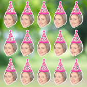 カスタム顔20日30日40日50日60日70誕生日 シール