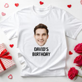 カスタム顔20日30日40日50歳の誕生日パーティスクワッド Tシャツ