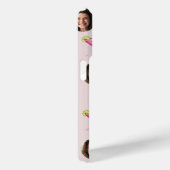 カスタム顔&カクテル | ピンクパーソナライズされた Case-Mate iPhoneケース (裏面 / 右)