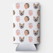 カスタム顔、カスタム写真家族ギフトクーラーボックス スリム缶クーラー (裏面)