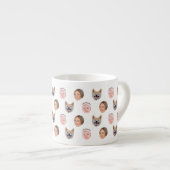 カスタム顔、カスタム写真、家族の贈り物 エスプレッソカップ (正面右)