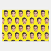 カスタム顔 ラッピングペーパーシート (正面3)