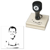 カスタム顔 ラバースタンプ (押印)