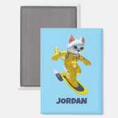 カスタム飛んでいるスケートボード マグネット (正面/裏面)