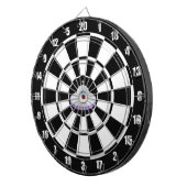 カスタム飛んでいるSoser on Black & White ダーツボード (正面右)